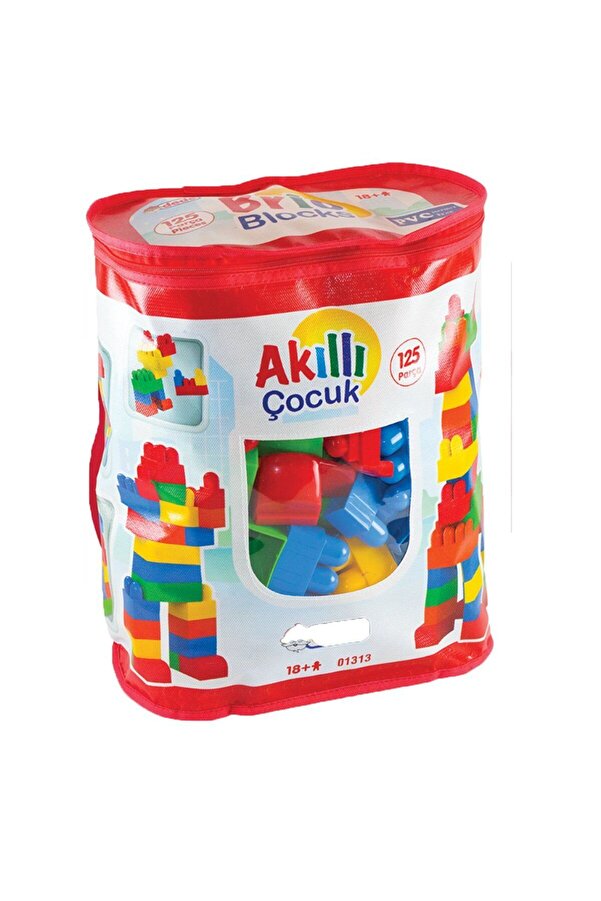 paraply 01313 Akıllı Çocuk Blokları 125 Parça Kız Çocuk Erkek Çocuk Oyuncak Eğitici Oyuncaklar