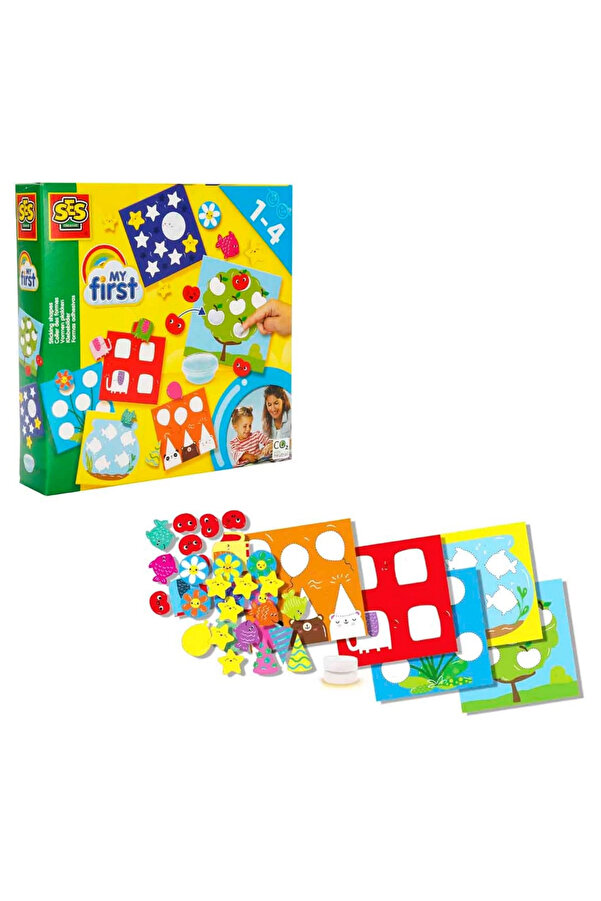 NEWBRENDHOME Öğretici Eğitici Oyuncaklar İlk Şekil Yapıştırmam Kız Erkek Çocuk Oyuncak