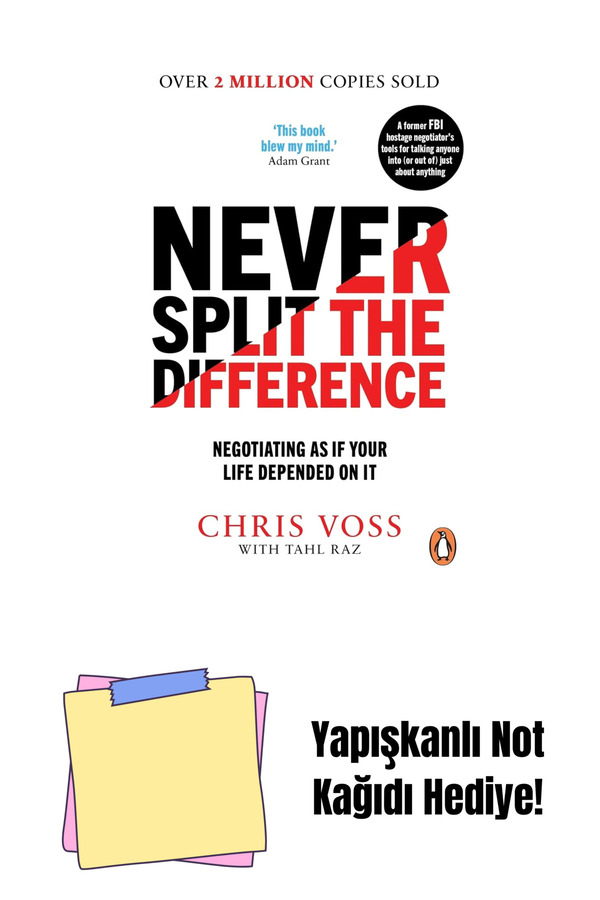 Bloomsbury-Never Split the Difference: Negotiating as if Your Life Depended on It + Sticky Notes 1