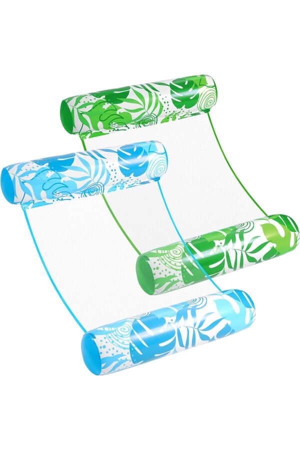 erorex-2 Packs Hammock Pool Floats Adults 4 1 Multi Purpose Inflatable Pool Floats Pvc Water Hammock 1