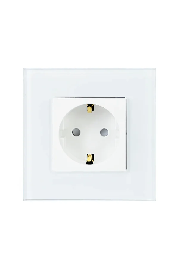 PNI-Single recessed socket WP102 with glass frame 1