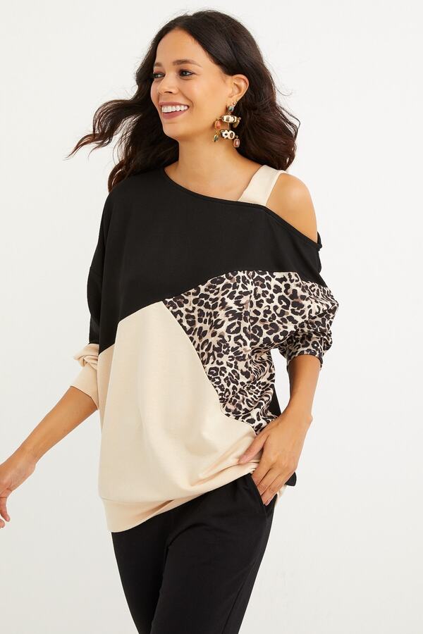 Chameleon Print Pattern Women's Sweatshirt
