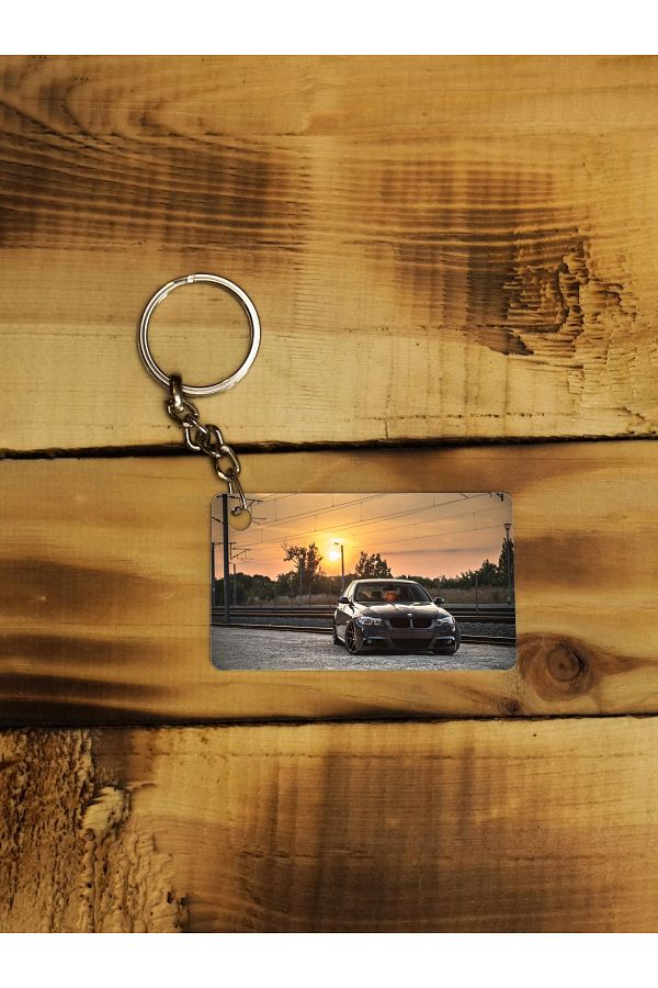 Panorama Ajans Bmw M5 Black Thin Metal Keychain Trendyol