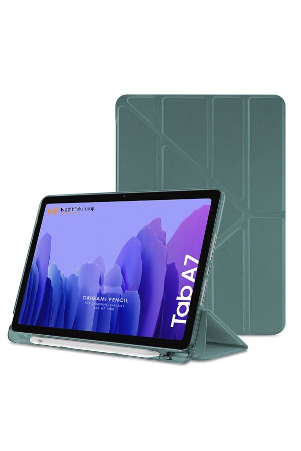 Nezih Case-Samsung Galaxy Tab A7 T500 T507 10.4" Smart Case with Pen Compartment, Stand, Cover and Sleep Mode 1