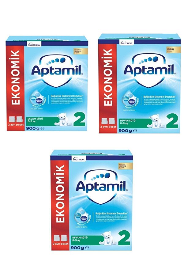 Aptamil Devam Sütü 2 Numara 6-9 Ay 3'lü Paket 900 Gr