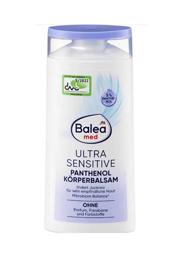 BALEA Med 250 ml Ultra Hassas Pantenollü Vücut Losyonu 250 ML BEBEKLER VE ÇOCUKLARADA UYGUNDUR