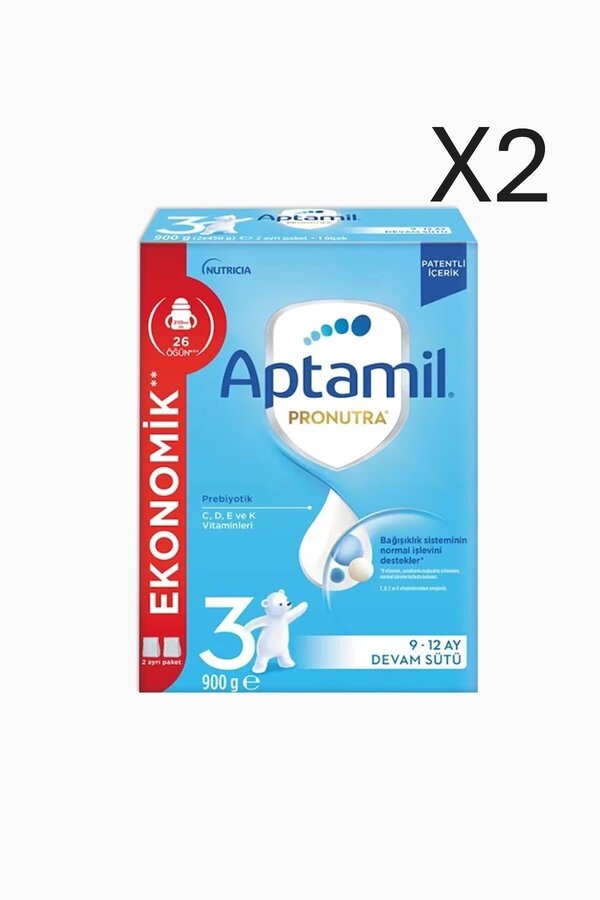 Aptamil Devam Sütü 3 Pronutra 900 gr 2 Adet