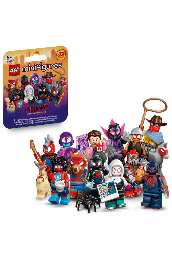 LEGO ® Minifigures Örümcek Adam: Örümcek Evrenine Geçiş 71050- 5+ Çocuklar için Yapım Oyuncağı (8P)