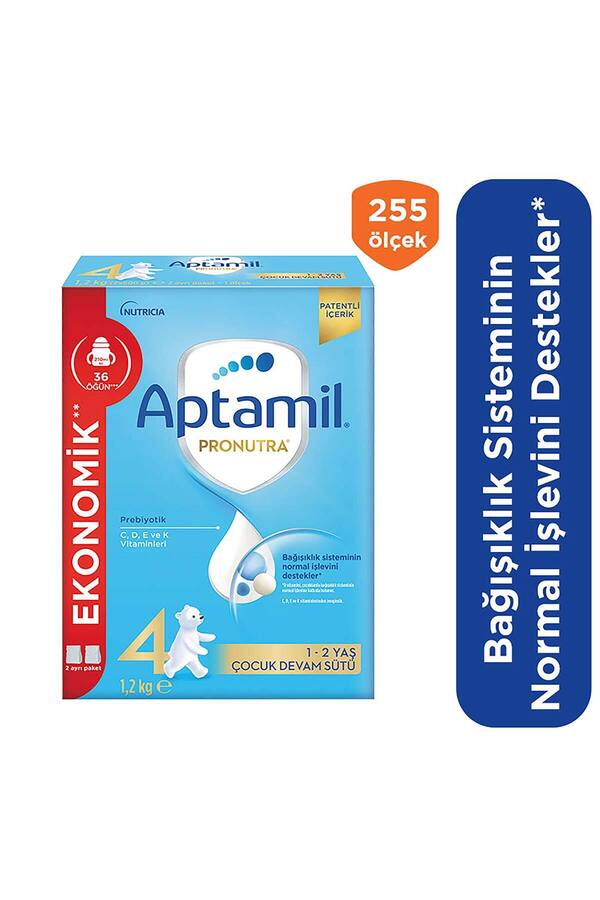 Aptamil 4 Prebiyotikli Çocuk Devam Sütü 1200 Gr