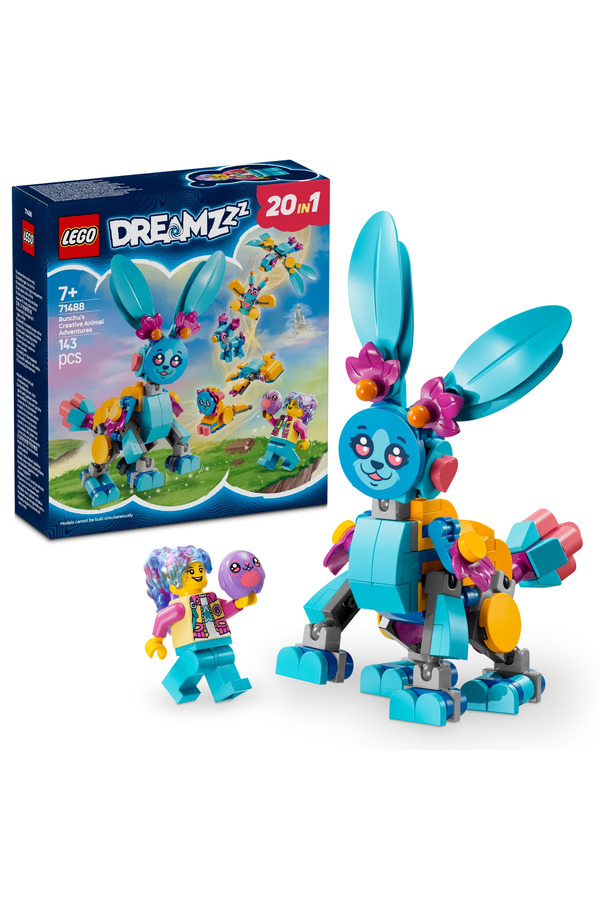 LEGO ® DREAMZzz™ Bunchu’nun Yaratıcı Hayvan Maceraları 71488 - 7+ Yaratıcı Oyuncak Yapım Seti (143P)