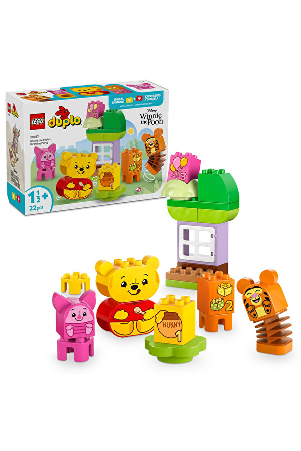 LEGO ® DUPLO® | Disney Ayı Winnie’nin Doğum GünüPartisi 10457 - 1½+ Eğitici Oyuncak Yapım Seti (22P)