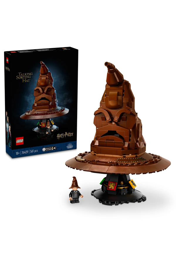 LEGO ® Harry Potter™ Konuşan Seçmen Şapka 76429 - Yetişkin için Koleksiyonluk Model Yapım Seti (561P)