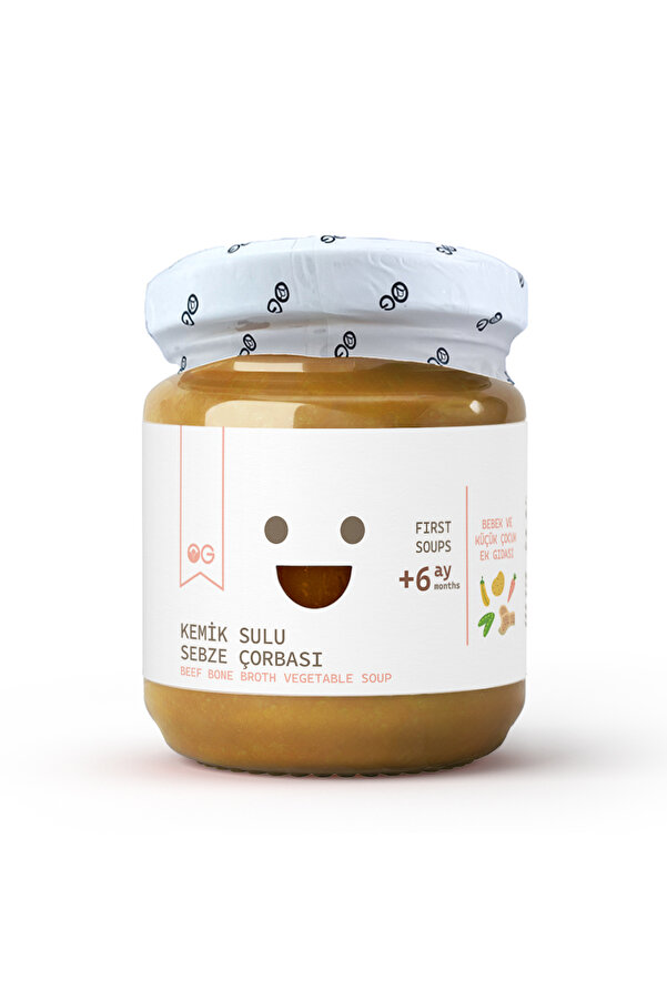 OG natural Kemik Sulu Sebze Çorbası 200g +6 Ay