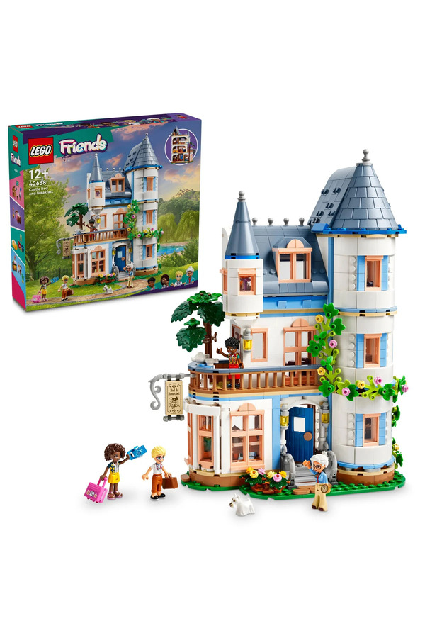 LEGO ® Friends Kale Pansiyon 42638 - 12+ için Otel İçeren Yaratıcı Oyuncak Yapım Seti (1311P)