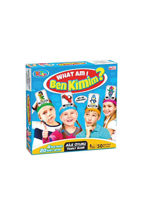 EVENT Ben Kimim ? - Ben Neyim ? - Who Am I ? - Aileler Yetişkinler ve Çocuklar İçin Parti Masa Oyunu