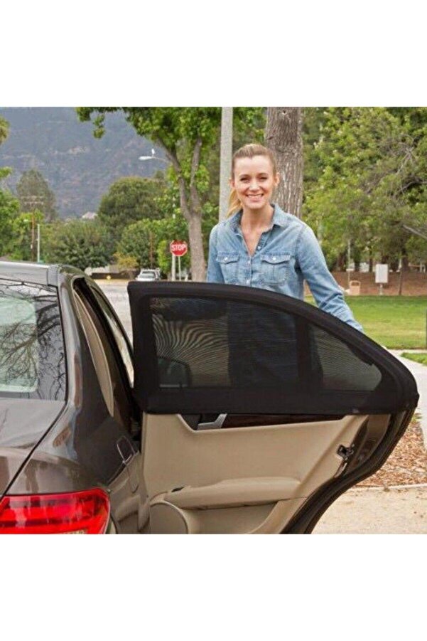 Genel Markalar 2 Adet Oto Yan Cam Perdesi Araba Arka Güneşlik Araç Anne Bebek Çocuk Perde Arka Koltuk Emzirme Örtü