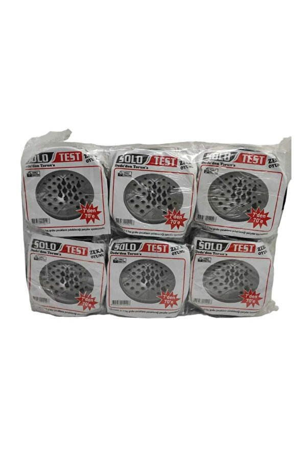 paraply Öğretici Oyuncaklar Solo Test Zeka Oyunu ( 1 Kutu 24Adet ) Bilgin Misin Beyinsiz Mi? Dede Den Toruna