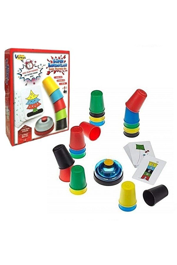 Hasbro Süper Bardaklar Zeka Oyunu