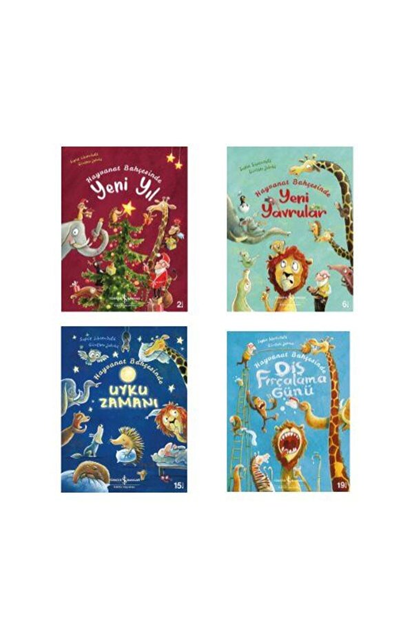 Türkiye İş Bankası Kültür Yayınları Hayvanat Bahçesinde Seti (4 Kitap)