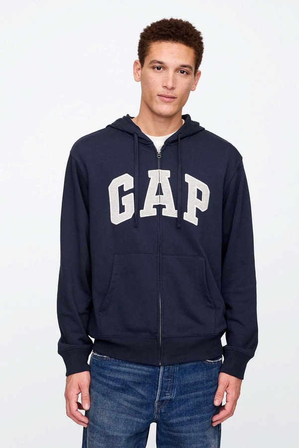 GAP V-Frch ft Heritage Logo F Blue Men's Sweatshirt