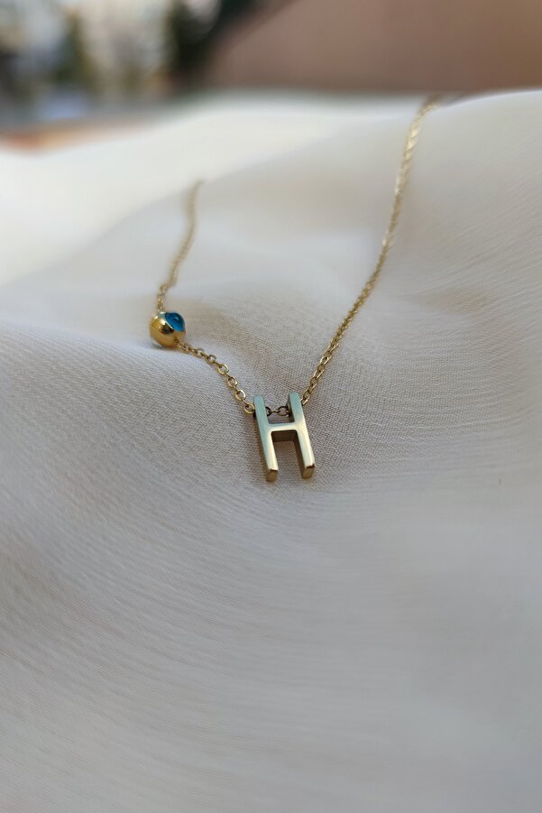 Cai Tiny Initial Pendant Cai Small Monogram Necklace CAI Large - Main Image