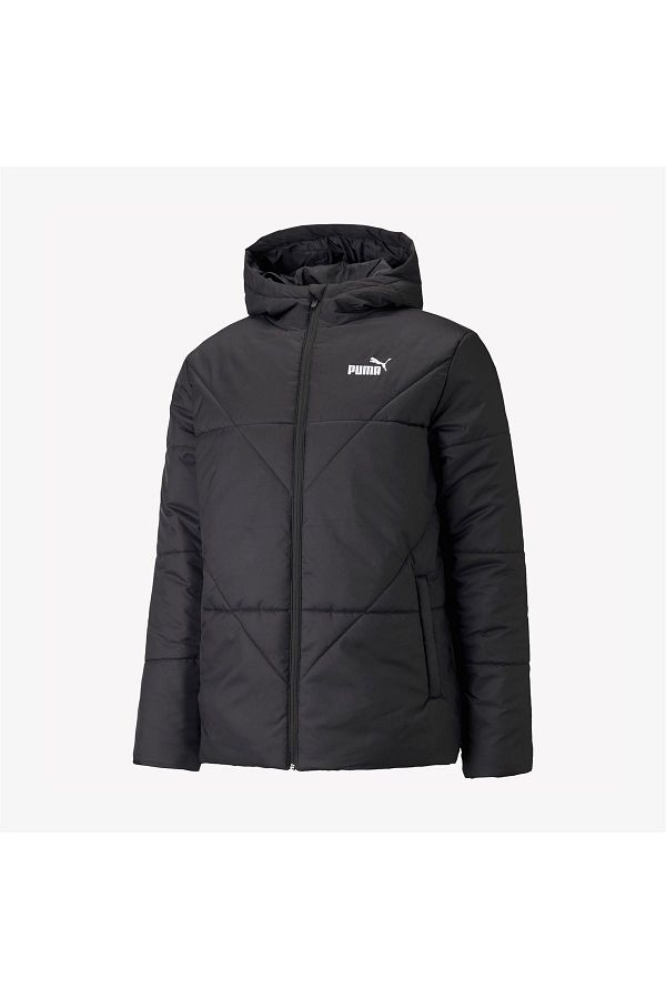 Puma ess padded discount jacket black