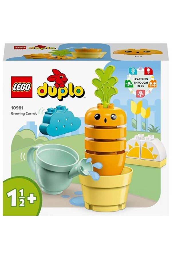 LEGO DUPLO Ilk Büyüyen Havucum 10981-18 Ay Ve Üzeri Çocuklar Için Eğitici Oyuncak Yapım Seti (11 PARÇA)
