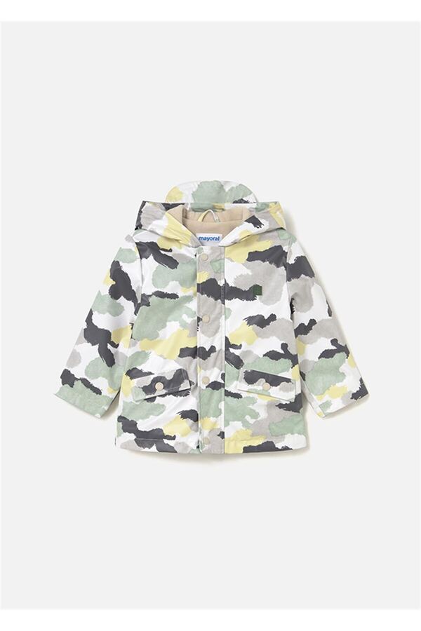 Mayoral Erkek Bebek Kapüşonlu Yağmurluk Renkli 2429