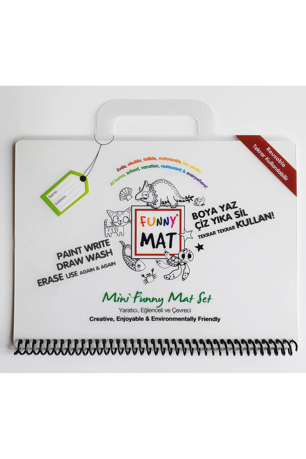 Akademi Çocuk - Funny Mat Akademi Çocuk Funny Mat Mini Set - Travel Set 16x21cm