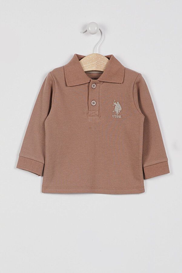 U.S. Polo Assn. U.S. Polo Assn Erkek Bebek Kahverengi Sweatshirt