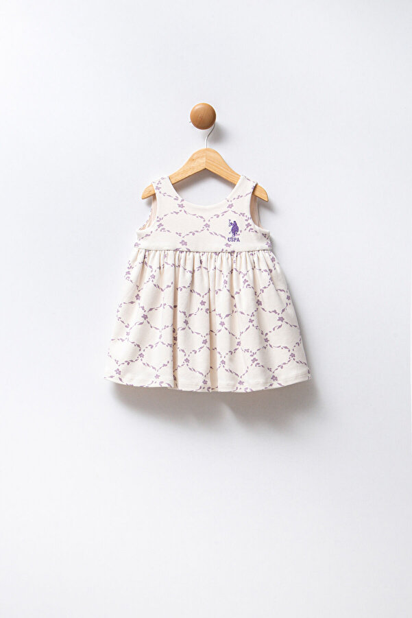 U.S. Polo Assn. U.S. Polo Assn. Kız Bebek Beyaz Elbise