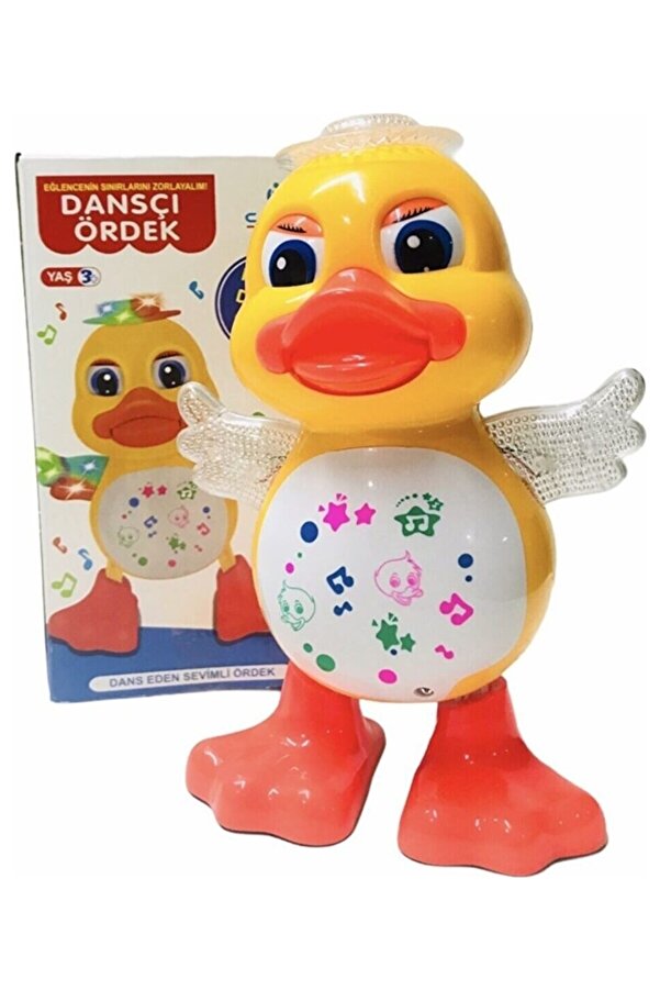 can oyuncak Dans Eden Pilli Ördek - Hareketli Işıklı Sesli Şarkı Söyleyen