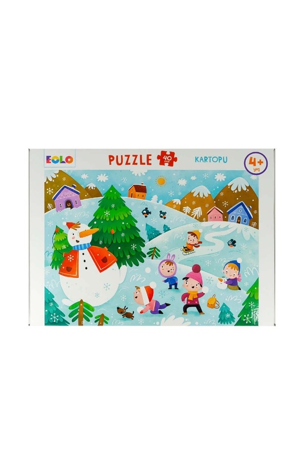 Eolo Yayıncılık 40 Parça Puzzle - Kartopu