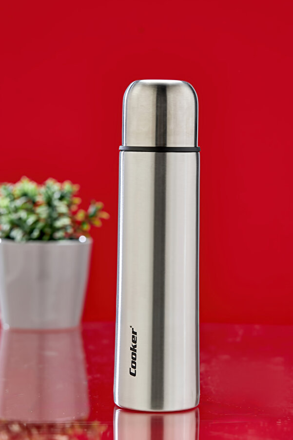 Cooker 0.50 LT Paslanmaz Çelik Termos Ofis Piknik Mama Termosu