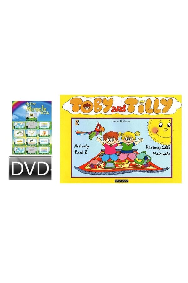 The Kidland Yayınları 3 - 8 Yaş 50 Sayfalık 10 Eğitici Boyama / Etkinlik Kitabı -10 interaktif Ingilizce DVD + 70 Poster