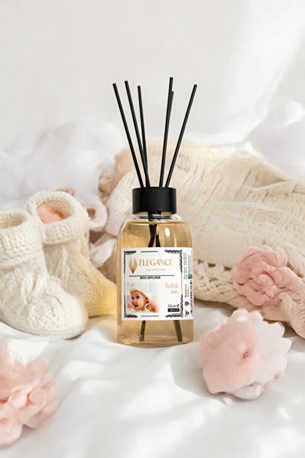 Elegance vip Perfume Bebek Reed Diffuser Bambu Çubuklu Oda Kokusu (55 Ml)