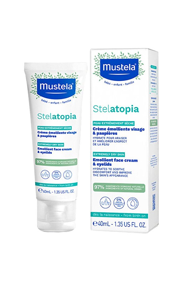 Mustela Stelatopia Emollient Face Cream Yüz Kremi 40 ml
