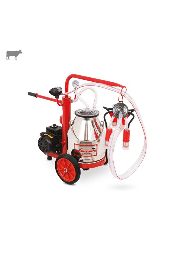 Tamam Ecomini Tekli İnek Süt Sağma Makinesi (Paslanmaz Güğüm-Silikon) (Kuru)