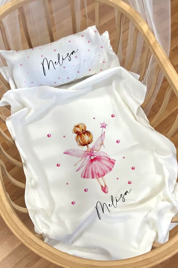 Homamia Isme Özel Pike Seti 70x120 Anne Yanı Ve Park Yatak Peri Kızı