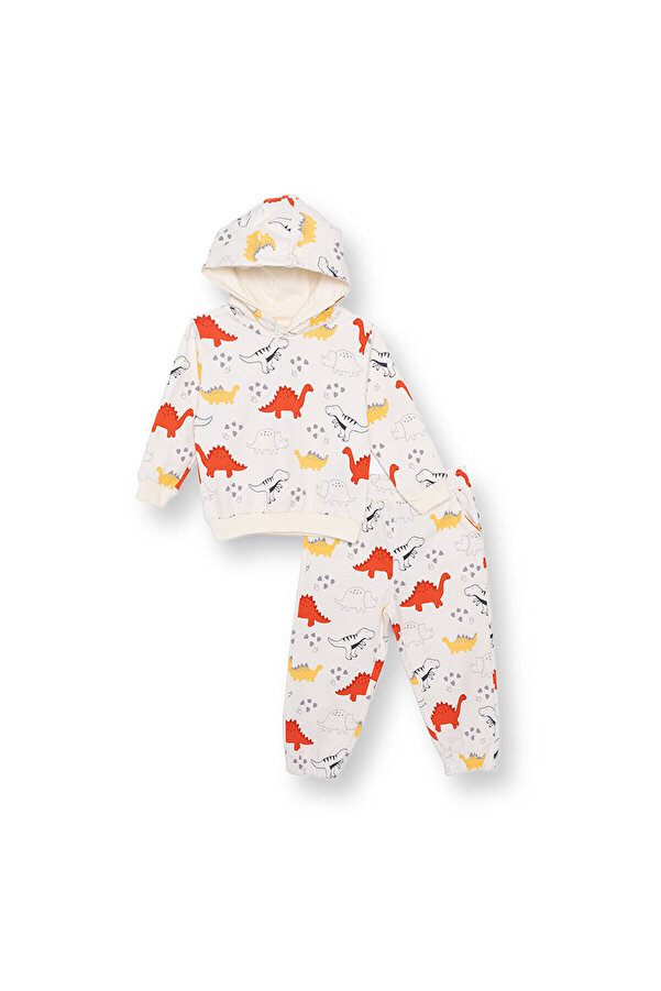 ebebek Hello Baby HelloBaby Erkek Bebek Cool Dino Eşofman Takımı Uzun Kol Lastikli Paça