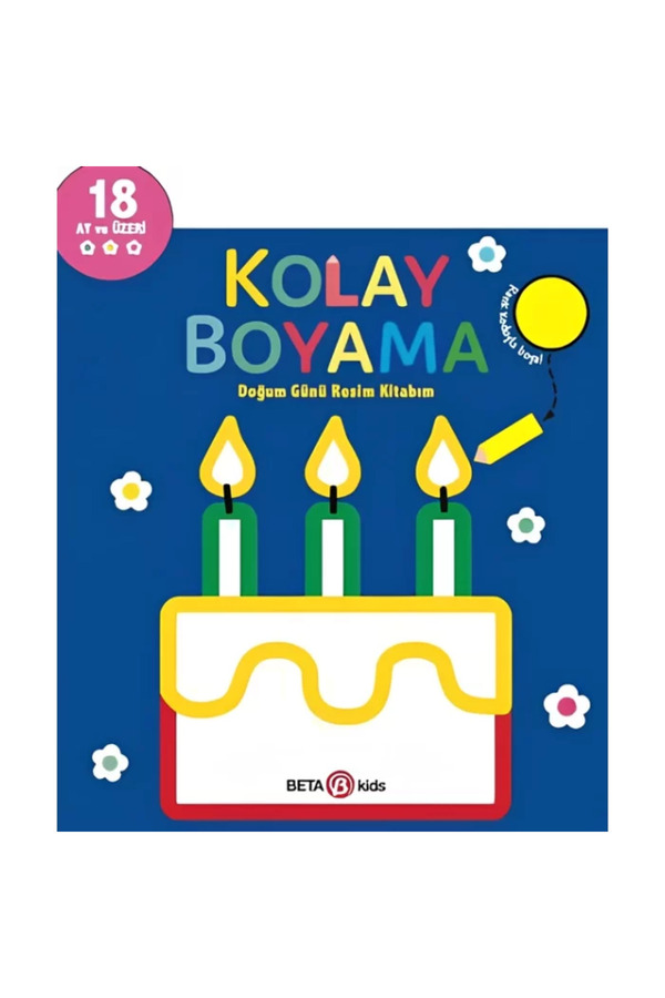 Angel Of Life Kolay Boyama Doğum Günü Resim Kitabım