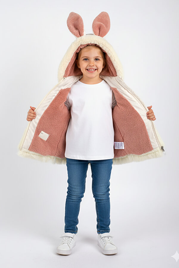 ekozmonot bebek tulumları Unisex Bebek Mont Su Geçirmez İç Kısmı Kalın Welsoft Kapşonlu Kız Çocuk Mont