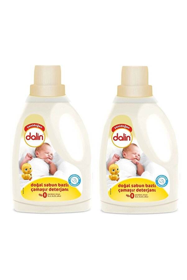 Dalin Sensitive Doğal Sabun Bazlı Parfümsüz Hipoalerjenik Sıvı Çamaşır Deterjanı 2 x 1500 ml