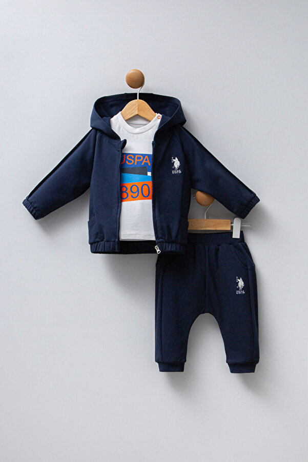 U.S. Polo Assn. Erkek Bebek Lacivert Bebek Takım