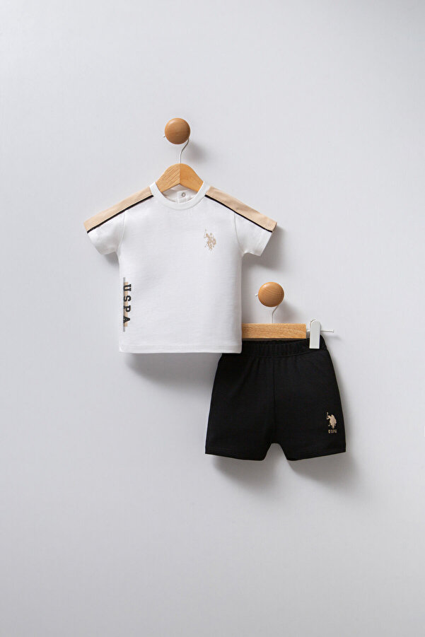 U.S. Polo Assn. Erkek Bebek Krem Bebek Takım