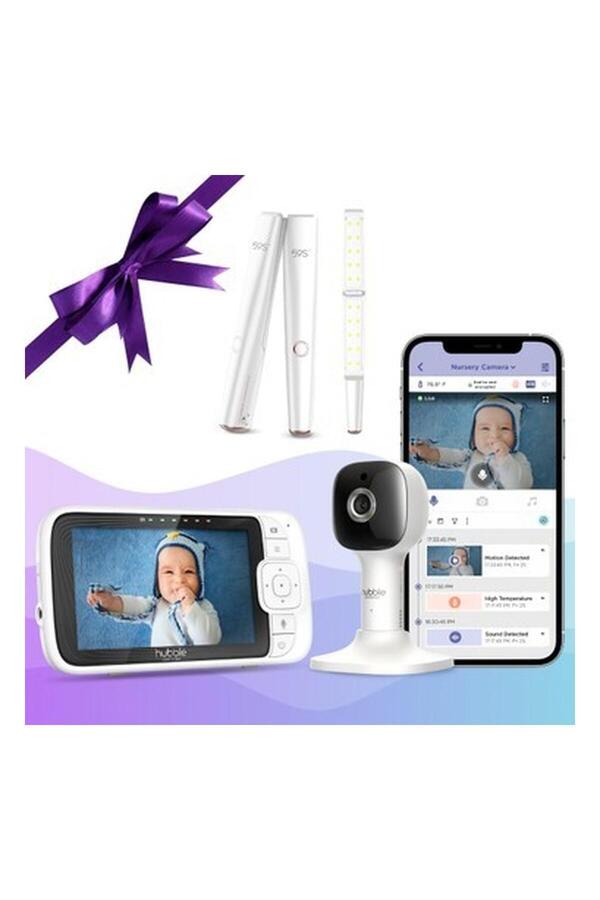 Hubble Nursery Pal Cloud Bebek Kamerası + 59S X5 Strelizasyon Çubuğu