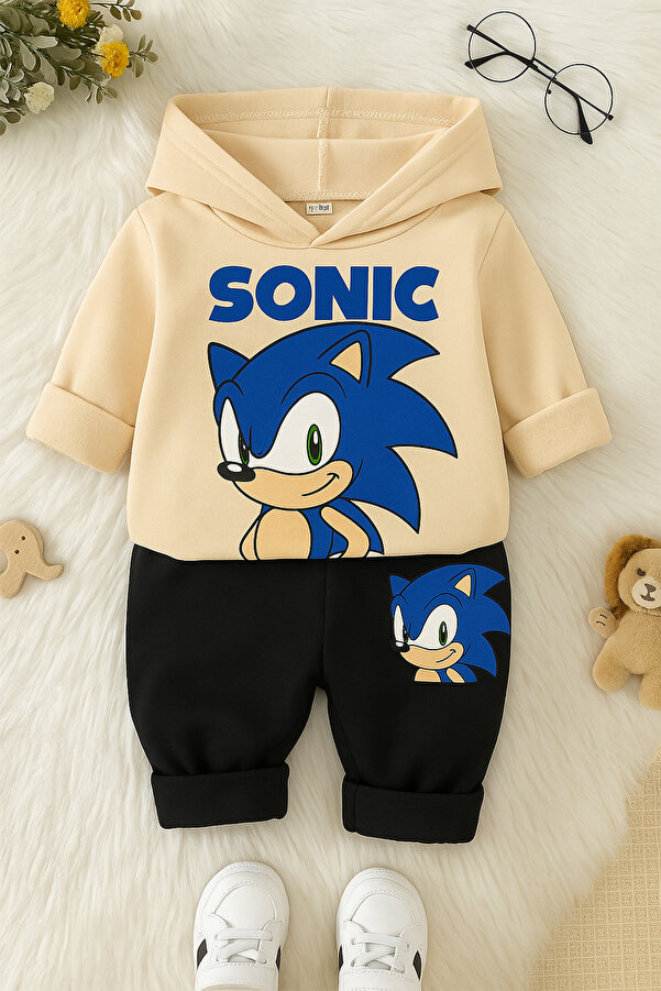 ADABEBEK Premium Mini Bear Baskılı Alt Üst Bebek Takımı 24536