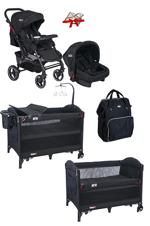 Tommybaby Tornado 5'li Yenidoğan Seti Anne Yanı Oyun Parkı Travel Sistem Bebek Arabası