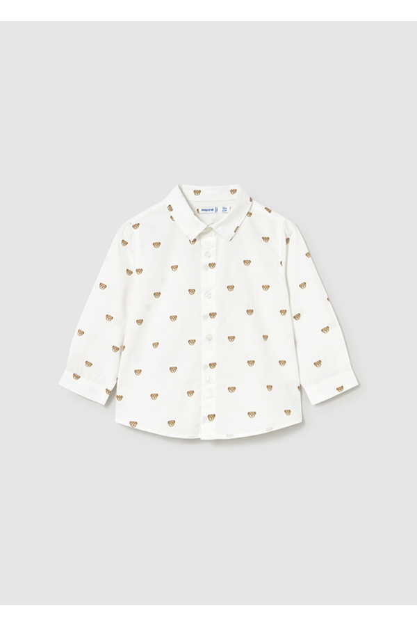 Mayoral 1-4 YAŞ AYICIKLI GÖMLEK - BEYAZ