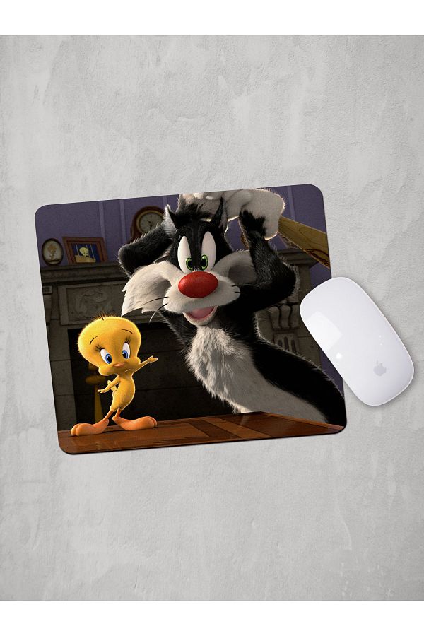 Panorama Ajans-Tweety And Sylvester Mouse Pad 1
